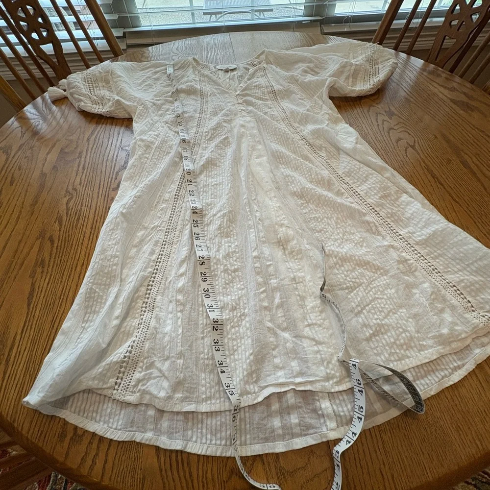 CLEOBELLA alba mini dress in ivory boho chic summer style size M VGUC Swim Cover - Picture 10 of 11